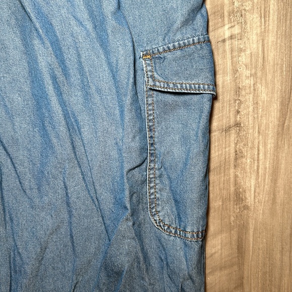 Serra Retreat by Joie Rucker Malibu Springs Cargo Jean Pants - 34/14 - Picture 4 of 11